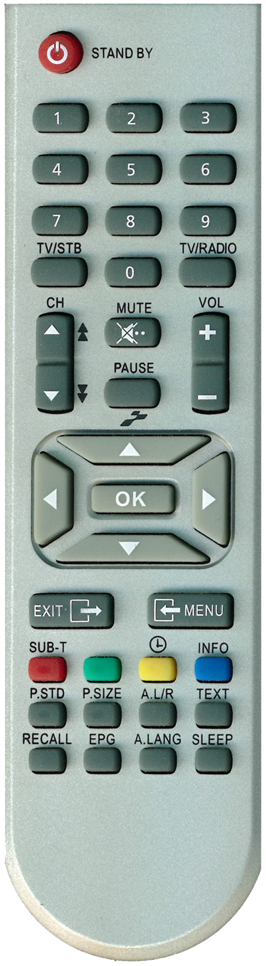 Remote Control for Kaon Satellite Receivers